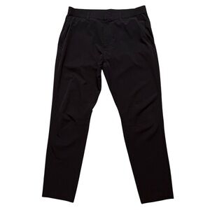 Fabletics The Only Pants Mens 35x32 (Fits 35x30) Slim Fit Performance Black